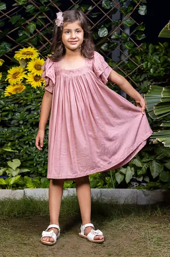 DragonFly Embroidery Dress