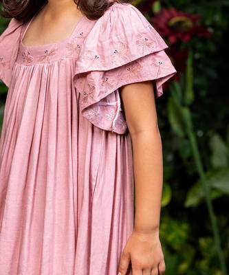 DragonFly Embroidery Dress 5