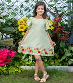 Mini Garden Embroidery Dress
