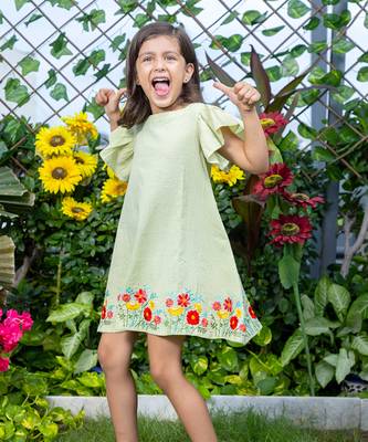 Mini Garden Embroidery Dress 2