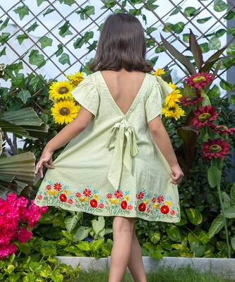 Mini Garden Embroidery Dress 3