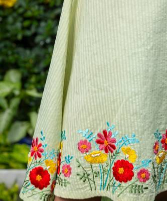 Mini Garden Embroidery Dress 4