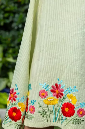 Mini Garden Embroidery Dress