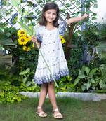 Shifali Embroidery A-Line Tiered Dress