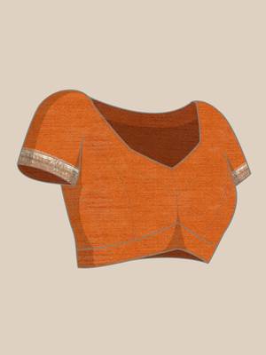 Kasee Fancy Designer Orange Net With Embellished Sequence Border Saree  5