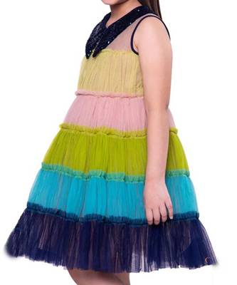 Cotton Candy Party Wear Dress 3