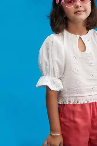 Flamingo Casual Top and Palazzo