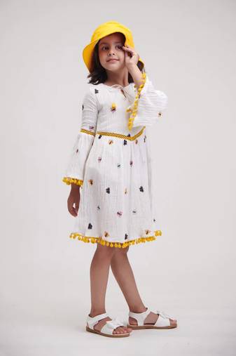Butterflies Casual Wear Dress