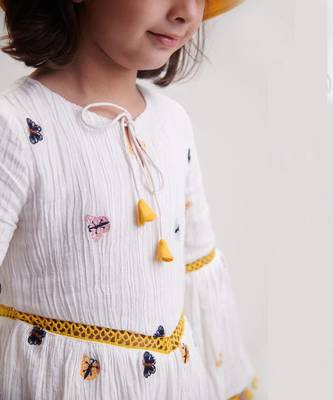 Butterflies Casual Wear Dress 4