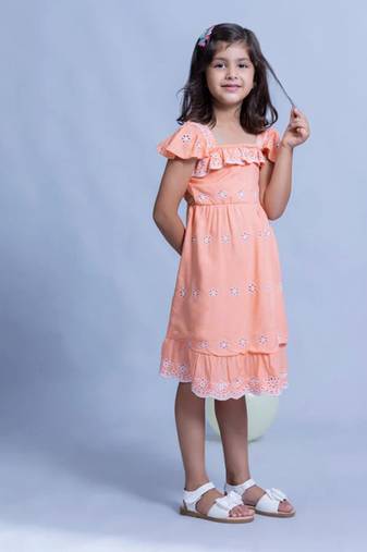 Coral Shifali Dress
