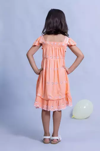Coral Shifali Dress