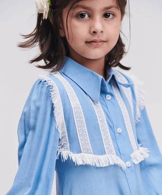 Marshmallow Shirt Dress Causal 2