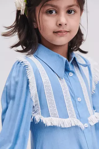 Marshmallow Shirt Dress Causal