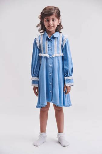 Marshmallow Shirt Dress Causal