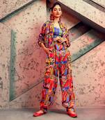 Multicolor embroidered modal women jackets
