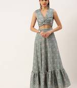 Ethnovog Ready To Wear Multicolored Modal  Digital printed Dress