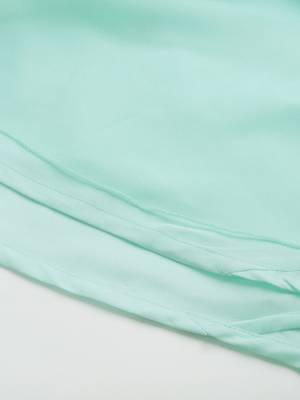 Ethnovog Ready To Wear Light Sea Green Net Embroidered Gown 5