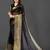 BLACK CHIFFON SAREE WITH BLOUSE