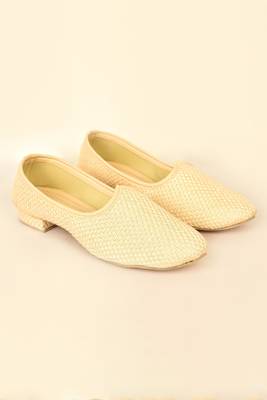 Beige Woven Mojaris 1