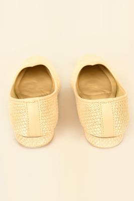 Beige Woven Mojaris 3