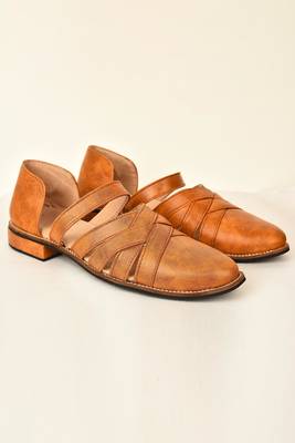 Gold Criss Cross Sandals 3