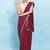 DUNGRANI MAROON FAUX CREPE SILK SAREE