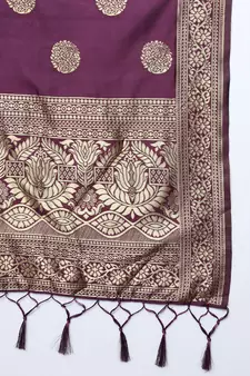 Baby-pink jacquard cotton silk Kurta Pant With Dupatta