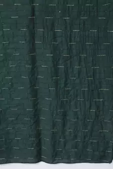 Dark-green embroidered chanderi silk Kurta Pant With Dupatta