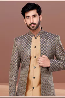 Designer Function Wear Heavy Indo Western Set