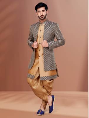 Designer Function Wear Heavy Indo Western Set 1