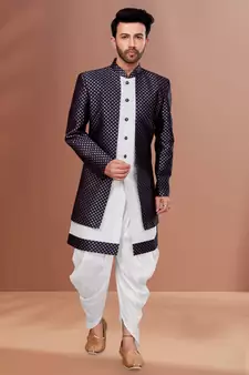 Designer Function Wear Heavy Indo Western Set
