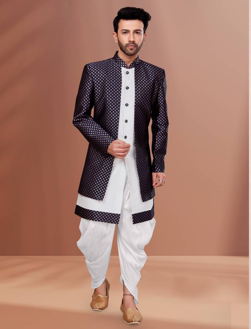 Designer Function Wear Heavy Indo Western Set