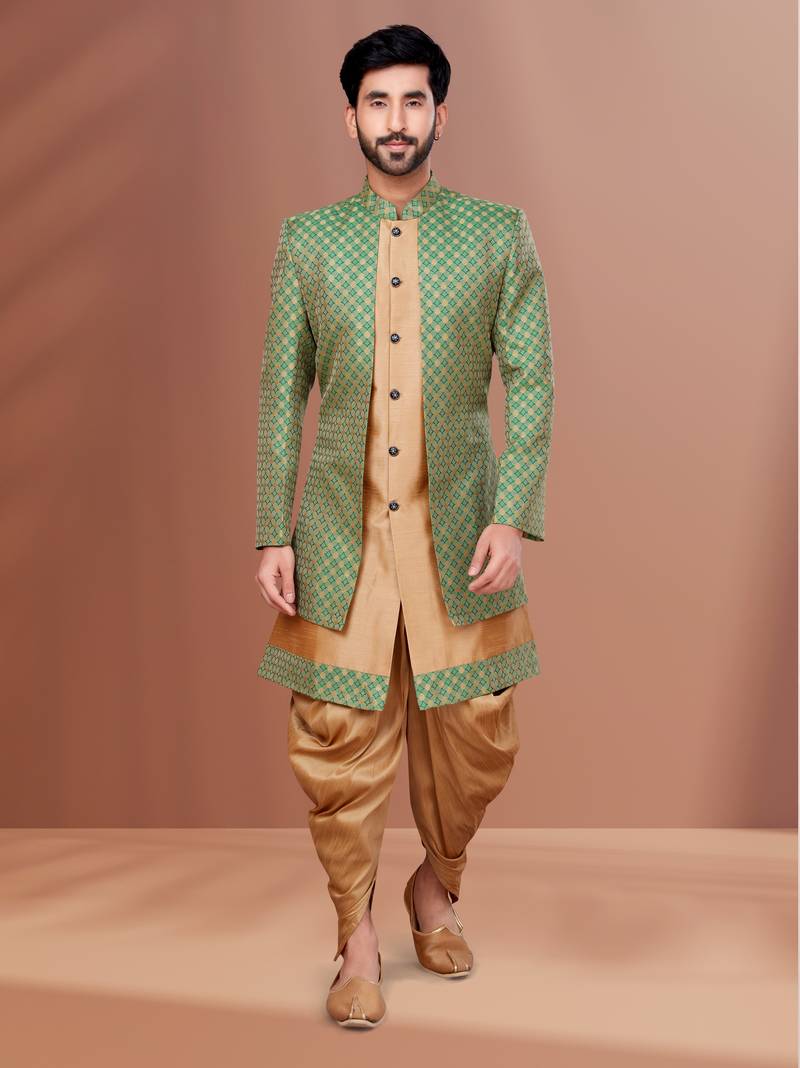 Designer Function Wear Heavy Indo Western Set