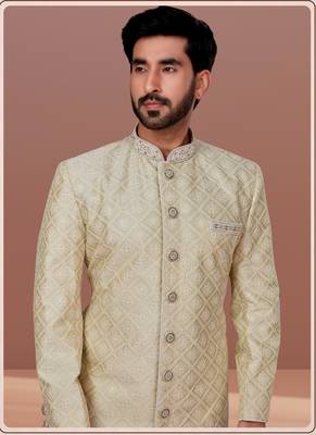 Designer Wedding Wear Heavy Sherwani 2