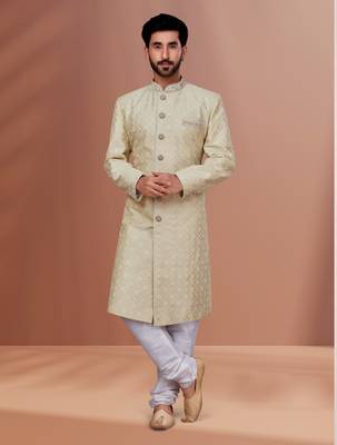 Designer Wedding Wear Heavy Sherwani 1