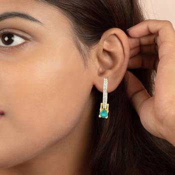 Versatile Changeable Studs Huggie Hoop Earrings 3