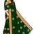 Green Thread Work Chiffon Embroidered Saree with Blouse