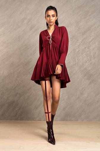 Wine Red Ruby Dress