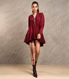 Wine Red Ruby Dress