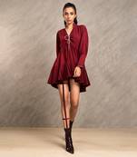 Wine Red Ruby Dress