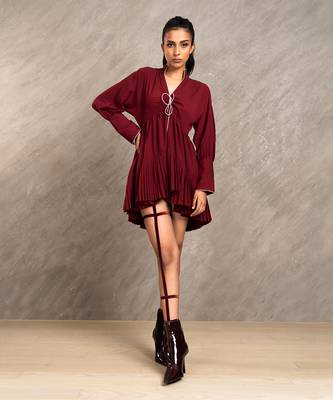 Wine Red Ruby Dress 2