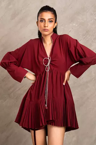 Wine Red Ruby Dress
