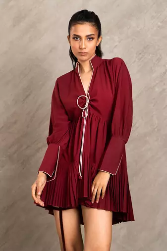 Wine Red Ruby Dress