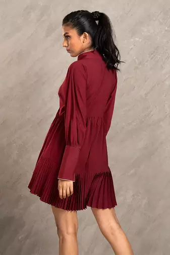 Wine Red Ruby Dress