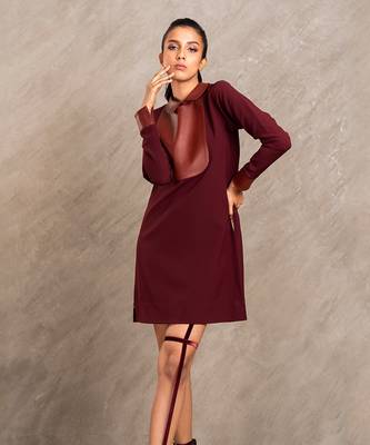Wine Red Lucy Dress 4