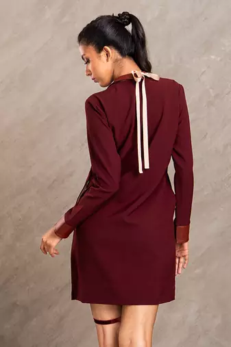 Wine Red Lucy Dress