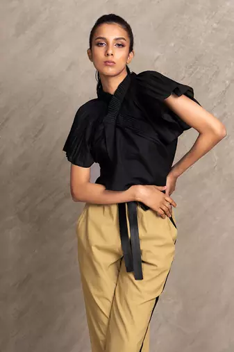 Black Zoe Top