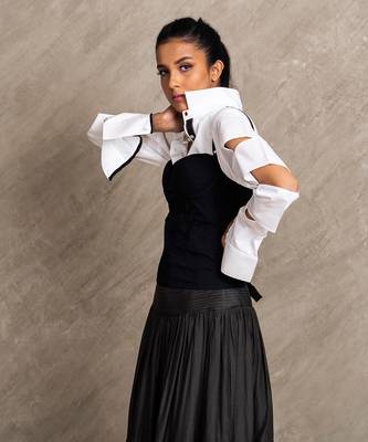 White Astrid Jr Shirt 2