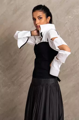 White Astrid Jr Shirt