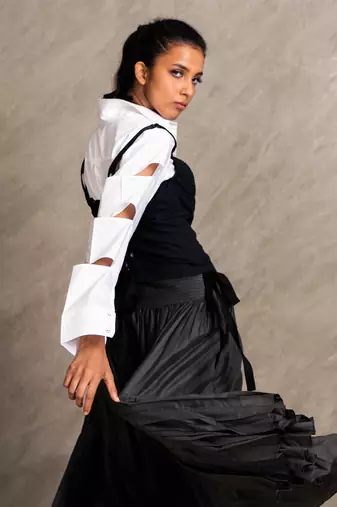 White Astrid Jr Shirt